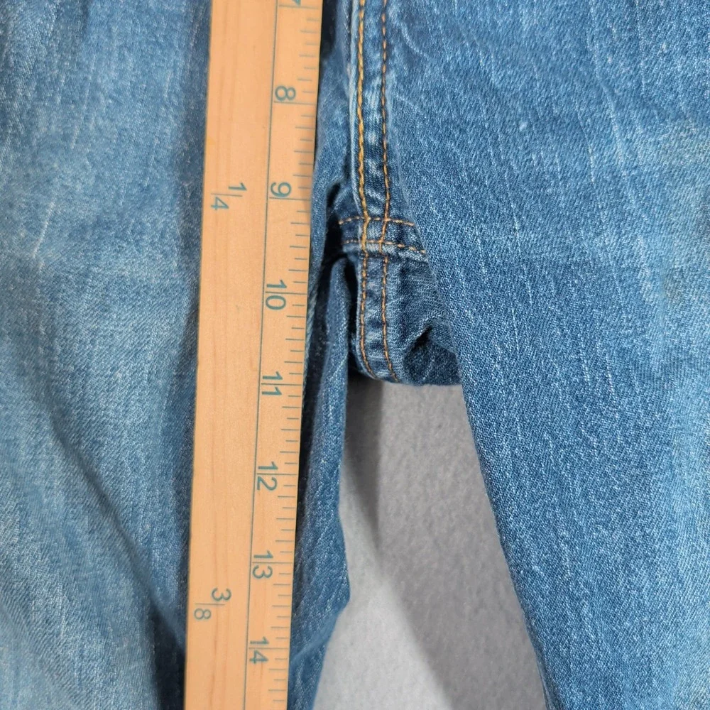 Levi's 512 Mens Jeans W28‎ L32 Blue Denim Straight Fit